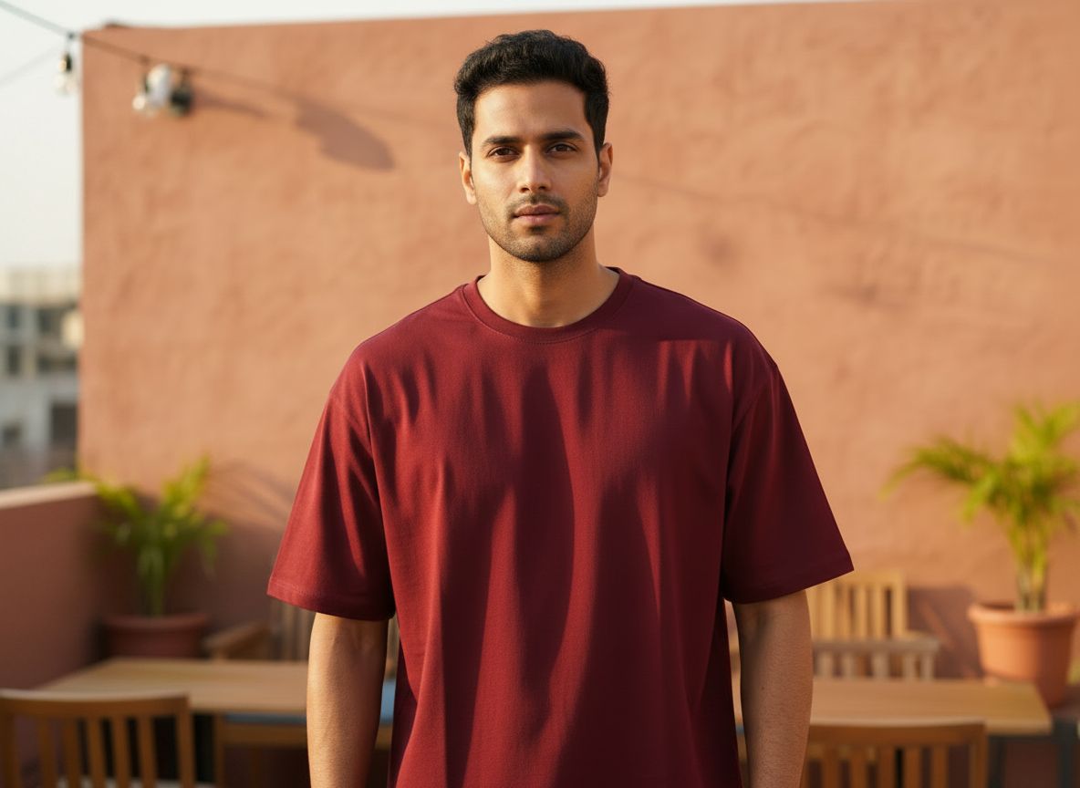 Money Talks – Oversized (Maroon)