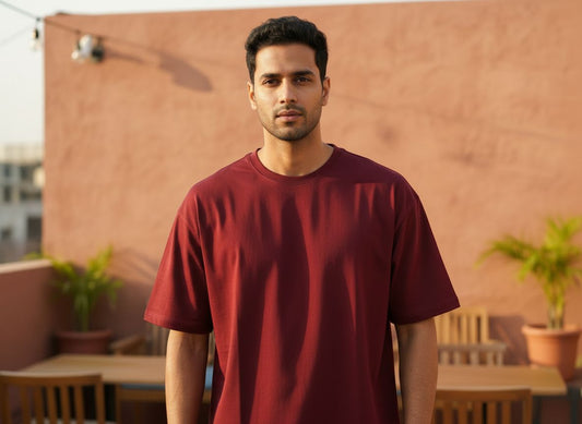 Money Talks – Oversized (Maroon)