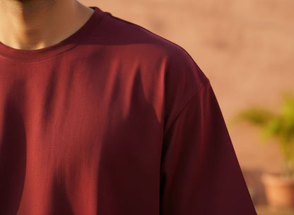 Money Talks – Oversized (Maroon)
