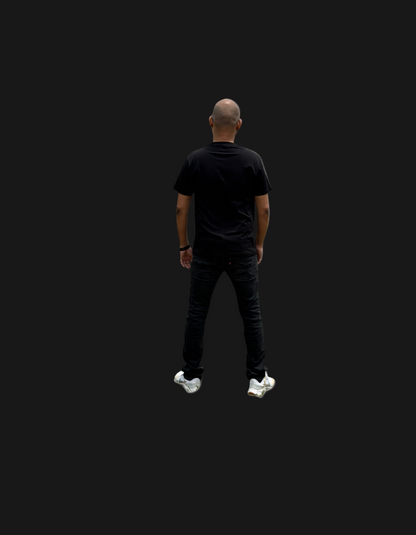 Classic Everyday Tee – 180 GSM Cotton Plain Tshirt in Black