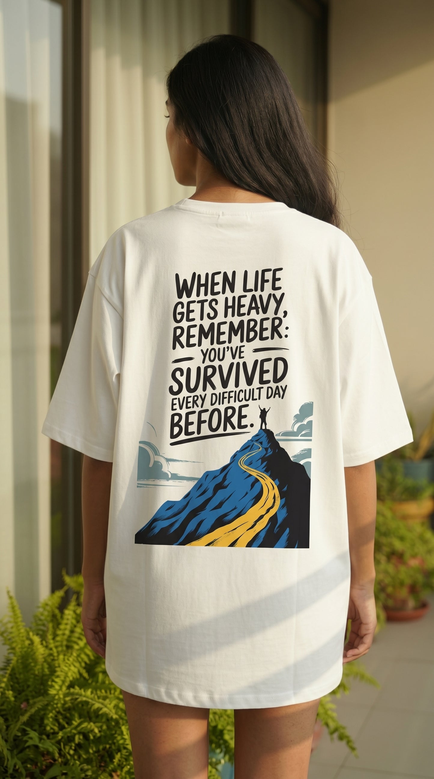 You’ve Survived – Oversized (White)
