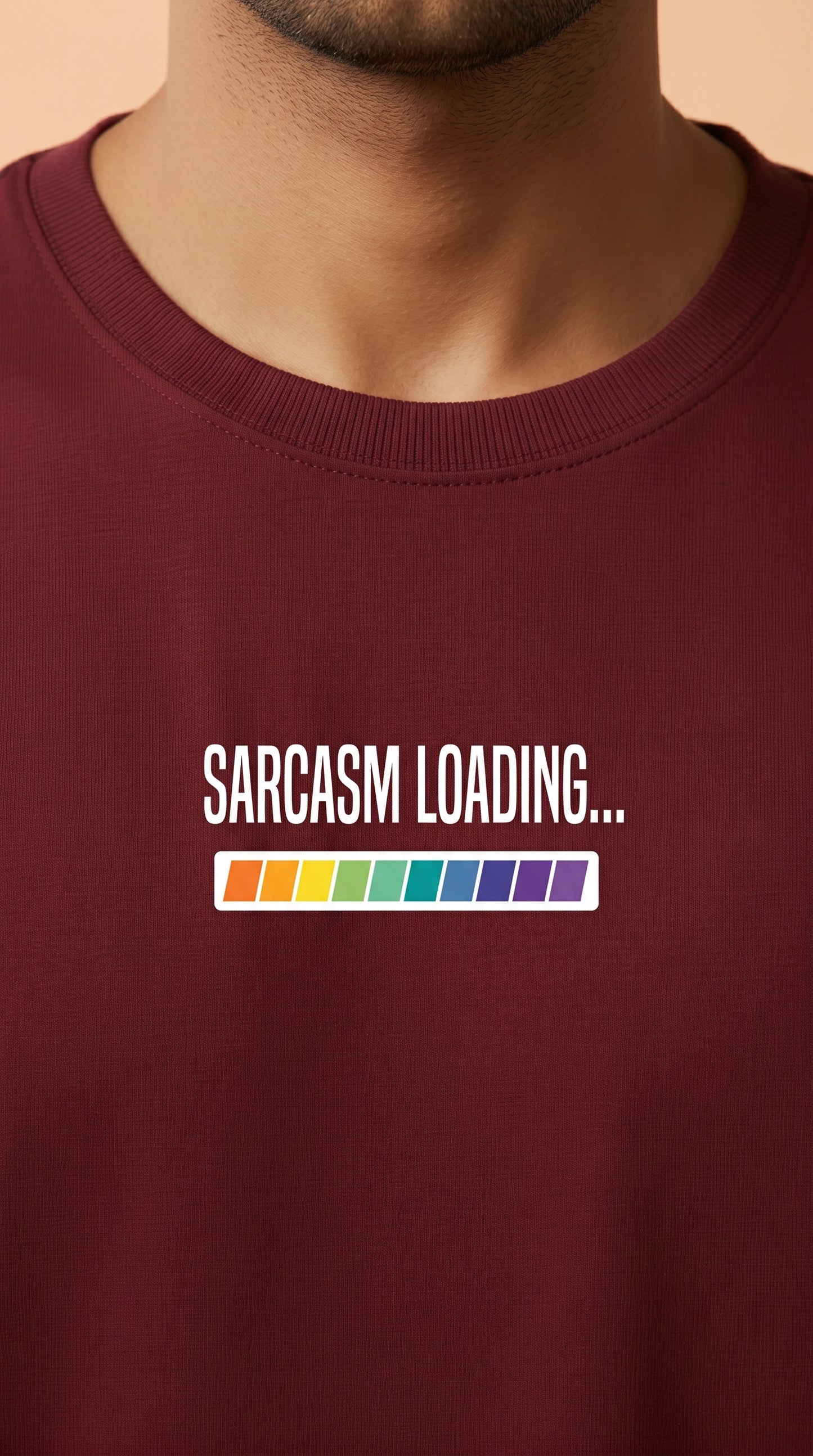Sarcasm Loading – Regular (Maroon)