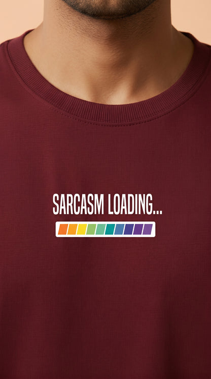 Sarcasm Loading – Regular (Maroon)