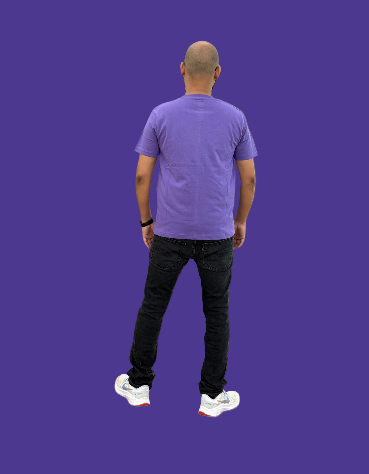 Classic Everyday Tee – 180 GSM Cotton Plain Tshirt in Lavender  
