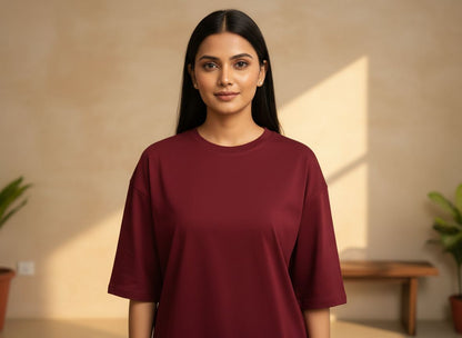Money Talks – Oversized (Maroon)