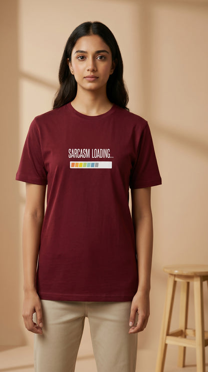 Sarcasm Loading – Regular (Maroon)
