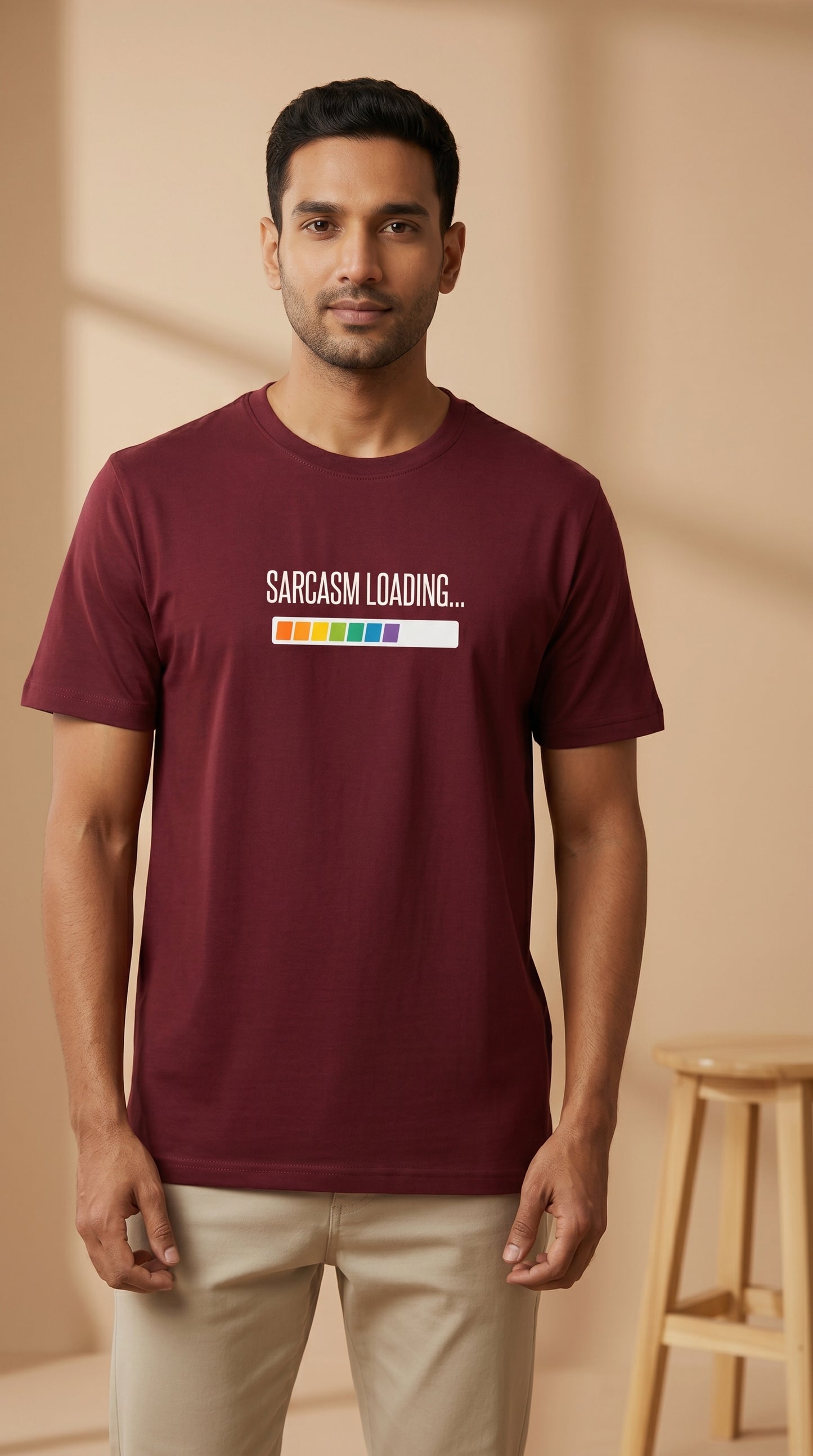 Sarcasm Loading – Regular (Maroon)